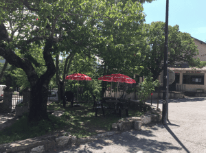 Terrasse épicerie Thorenc