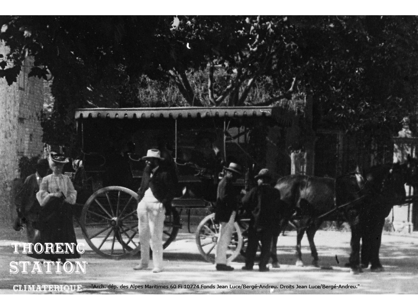 Voyageur à Thorenc début du XXéme siècle