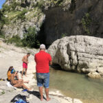 Baignade en eaux vives Clue de Saint Auban